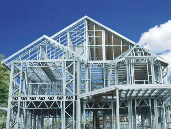 হালকা ইস্পাত ফ্রেম Prefab মেটাল বিল্ডিং ইস্পাত কাঠামো সম্মেলন হল