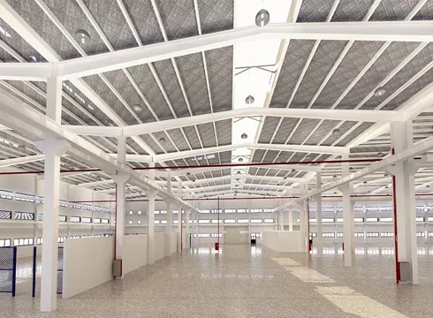 স্টিল স্ট্রাকচার লজিস্টিক সেন্টার